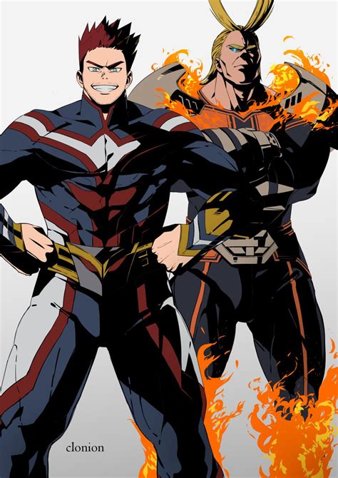 You trained alongside Toshinori before. . All might x endeavor